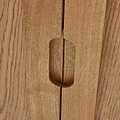 Harvey Oak Double Wardrobe from Roseland Furniture