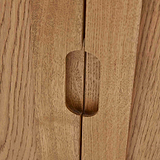 Harvey Oak Double Wardrobe from Roseland Furniture