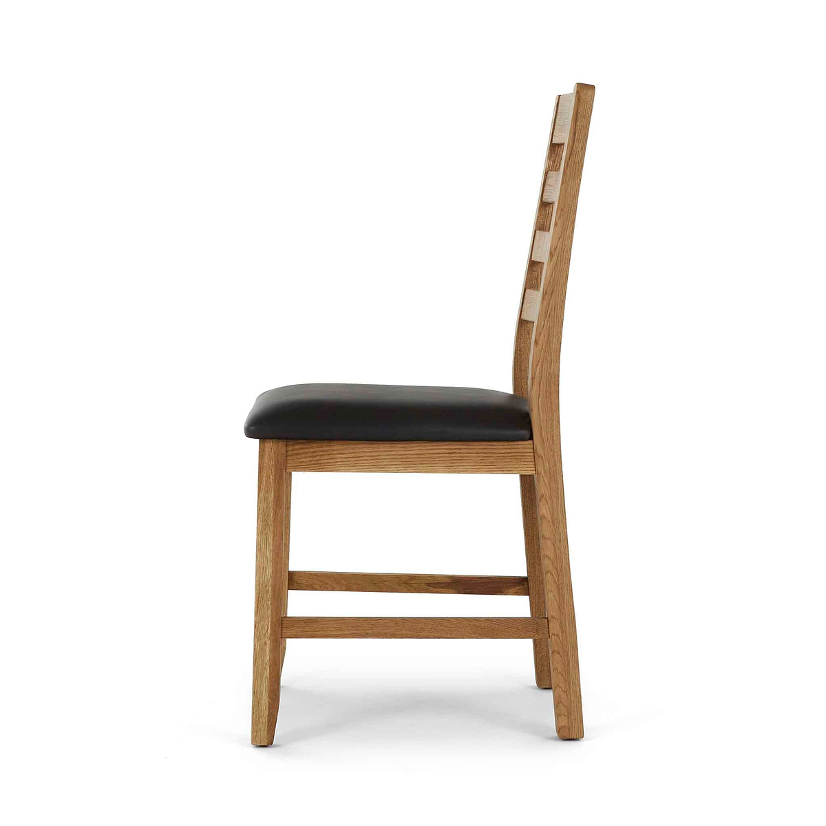 Harvey Dining Chair with Brown PU Seat from Roseland Furniture