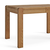 Harvey Oak Compact Extending Dining Table by Roseland Furniture