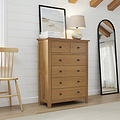 Broadway Oak 2 Over 4 Drawer Chest by Roseland Furniture