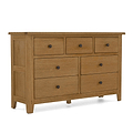 Broadway Oak 3 Over 4 Drawer Chest From Roseland Furniture