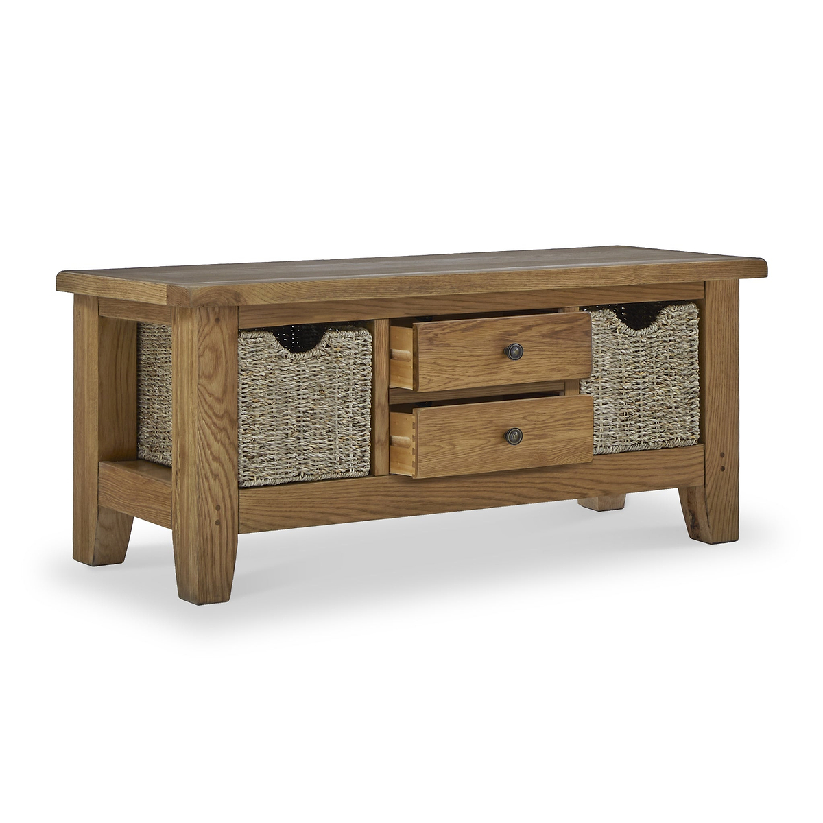 Broadway Large Coffee Table with Basket from Roseland Furniture