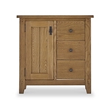 Broadway Mini Sideboard with Side Drawer from Roseland Furniture