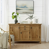 Broadway Oak Large Sideboard from Roseland Furniture