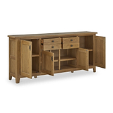 Broadway Oak Extra Large Sideboard from Roseland Furniture