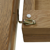 Broadway Oak 120-160cm Round Extendable Dining Table