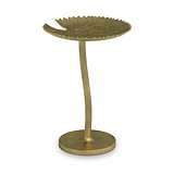 Santos Gold Leaf Side Table Dims from Roseland Furniture