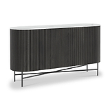 Milo Mango Marble Fluted Sideboard from Roseland Furniture