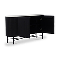 Milo Mango Marble Fluted Sideboard from Roseland Furniture