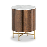 Milo walnut Bedside Table from Roseland Furniture