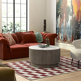 Amelie Fluted Round Coffee Table from Roseland Furniture