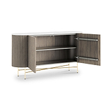 Amelie Grey Fluted Sideboard from Roseland Furniture