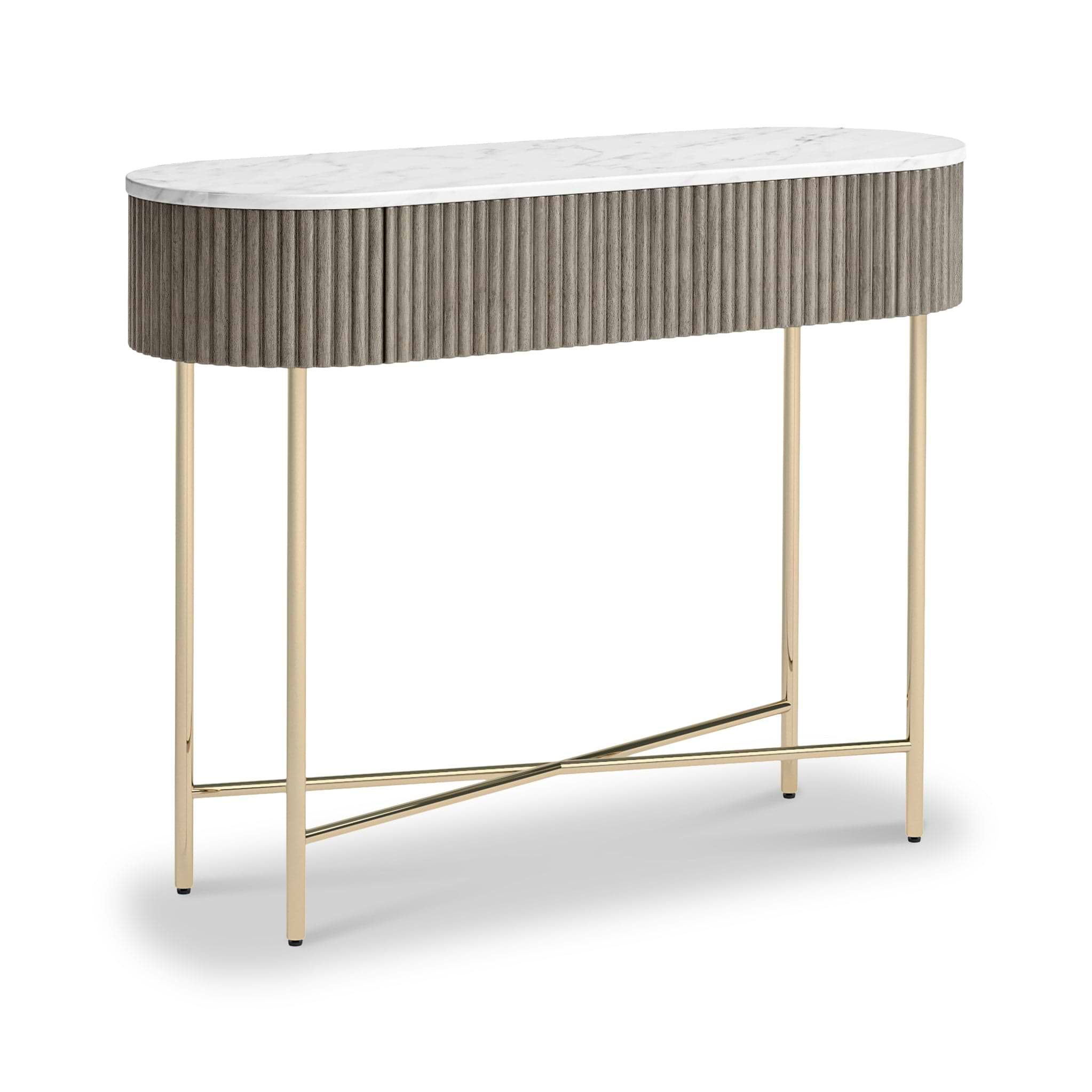 Amelie Fluted Console Table from Roseland Furniture