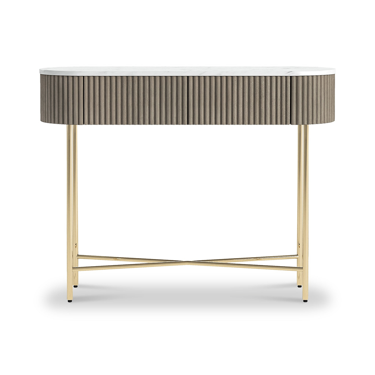 Amelie Fluted Console Table from Roseland Furniture