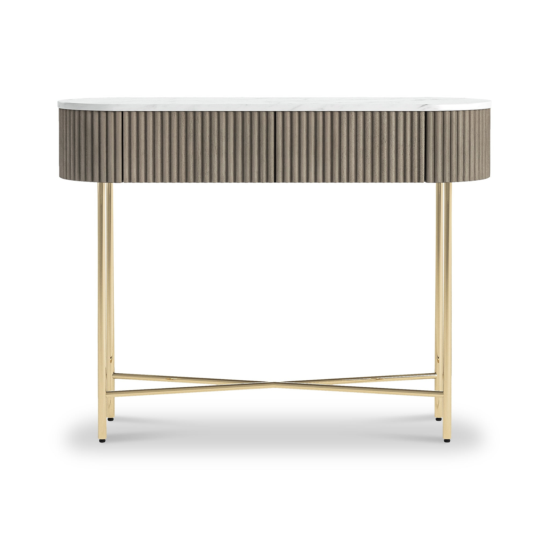 Amelie Fluted Console Table from Roseland Furniture