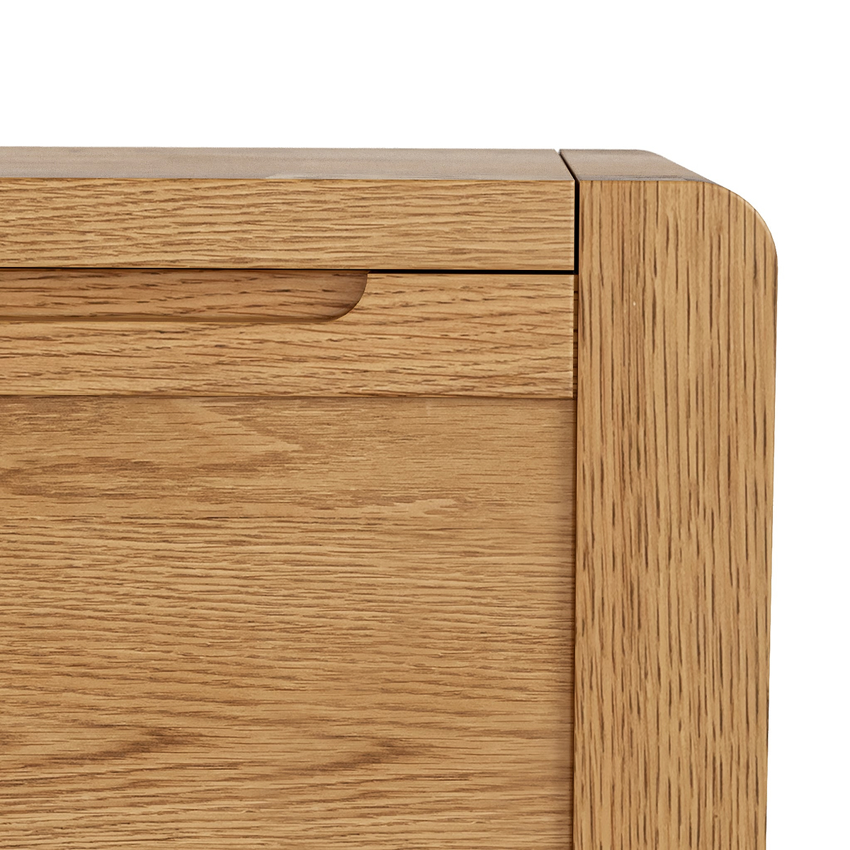 Harvey Oak 3 Over 4 Chest of Drawers from Roseland Furniture