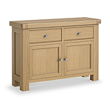 Portland Oak Small Sideboard from Roseland Furniture 