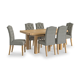 Portland Oak Small Extending Dining Table