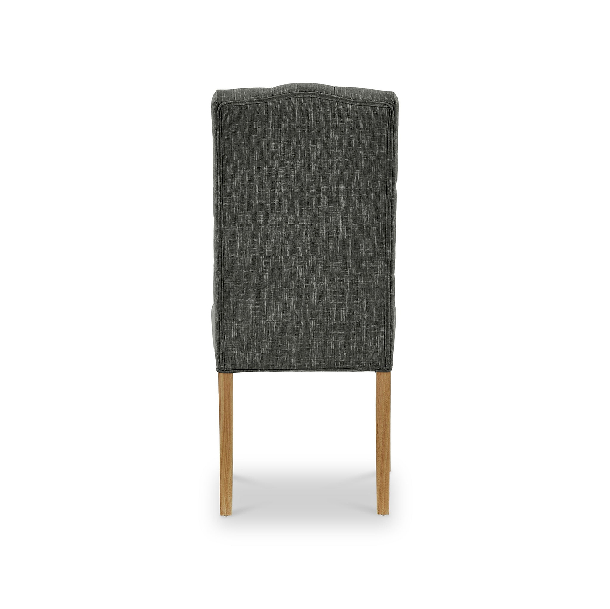 Portland Button Back Dining Chair Charcoal from Roseland Furniture