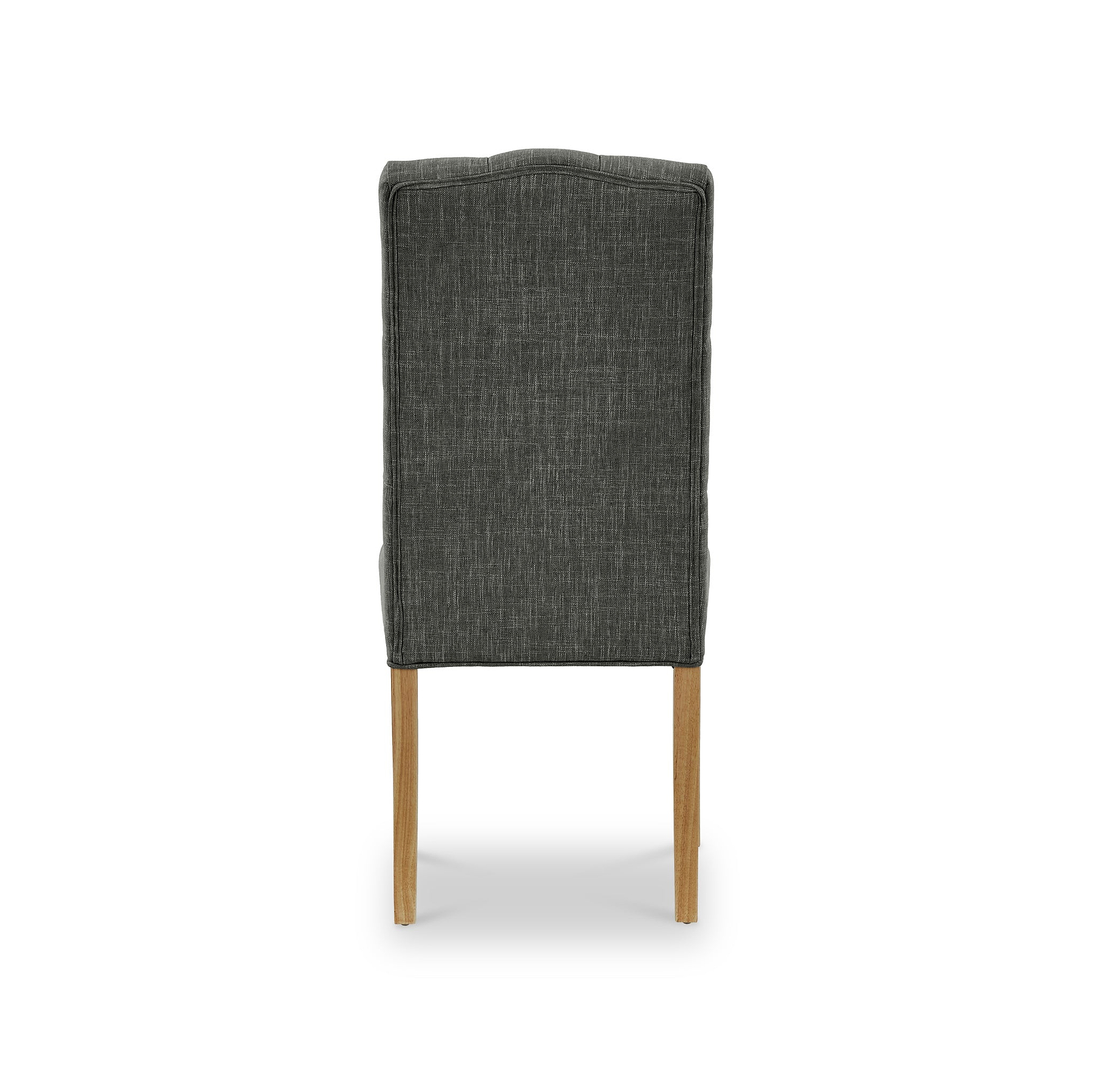 Portland Button Back Dining Chair Charcoal from Roseland Furniture