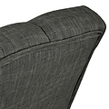 Portland Button Back Dining Chair Charcoal from Roseland Furniture