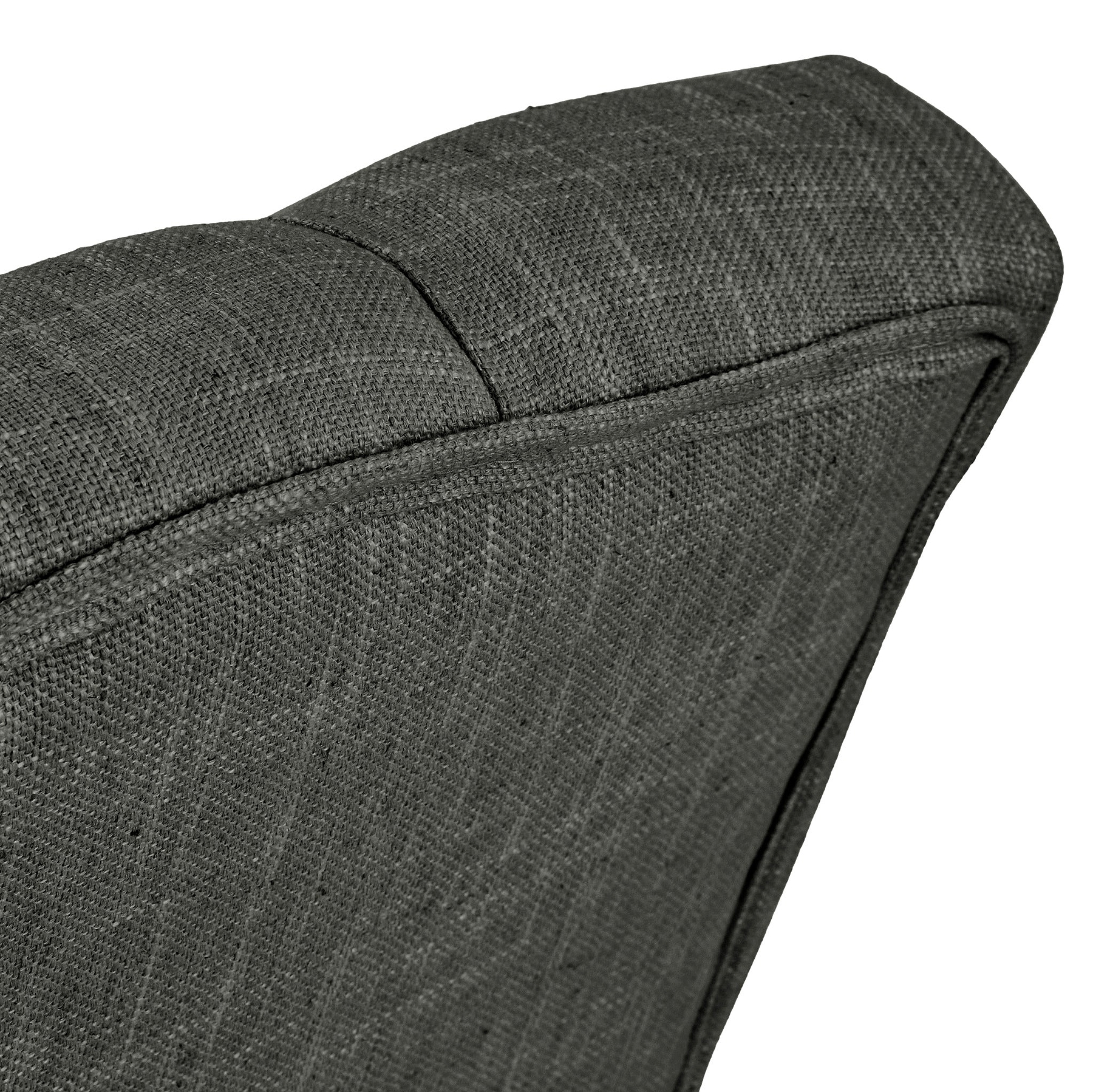 Portland Button Back Dining Chair Charcoal from Roseland Furniture