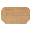 Shorwell Oak Slatted Corner TV Unit