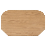 Shorwell Oak Slatted Corner TV Unit