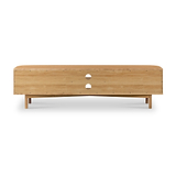 Shorwell Oak 180cm Slatted TV Unit
