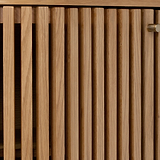 Shorwall Oak Slatted Cupboard