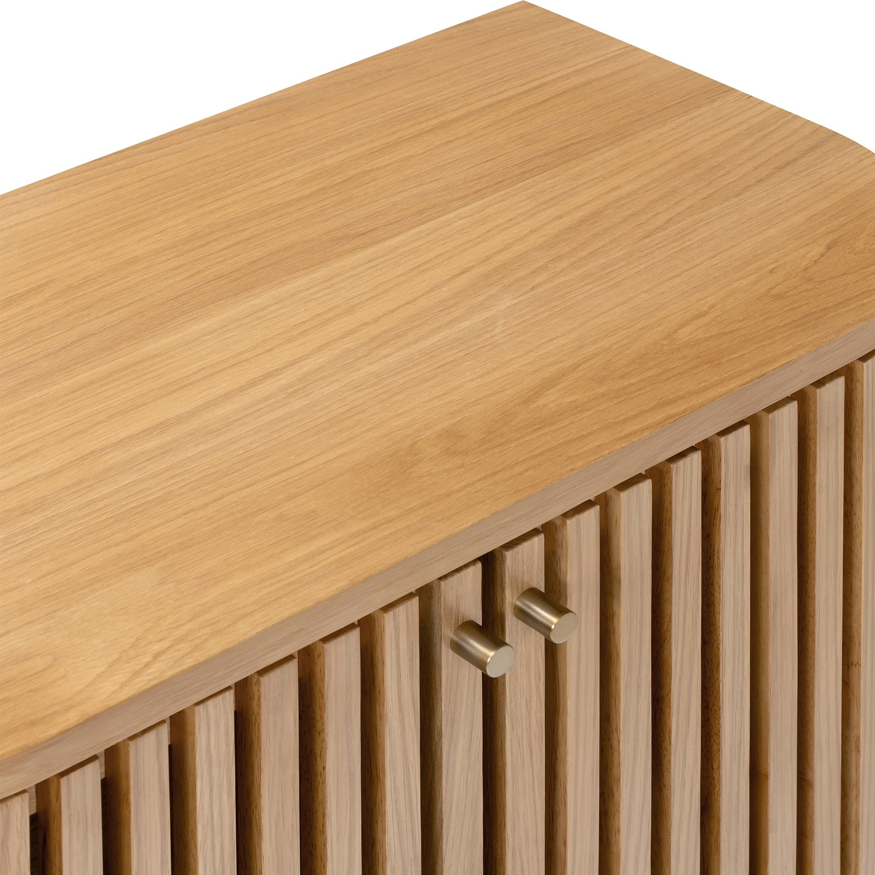 Shorwall Oak Slatted Cupboard