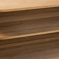 Shorwell Oak Slatted Small 2 Door Sideboard Cabinet