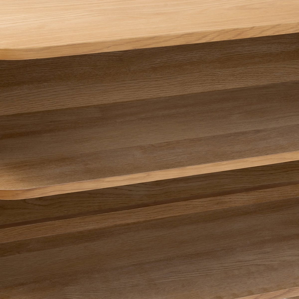 Shorwell Oak Slatted Small 2 Door Sideboard Cabinet