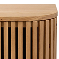 Shorwell Oak Slatted Small 2 Door Sideboard Cabinet