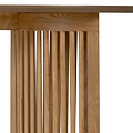 Shorwell Oak Slatted Oval Dining Table