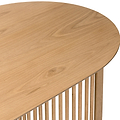 Shorwell Oak Slatted Oval Dining Table