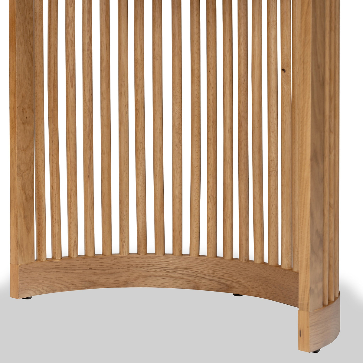 Shorwell Oak Slatted Oval Dining Table