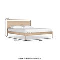 Jakob Oak 6ft Super King Frame Bed dimensions