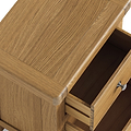 Portland Oak 2 Drawer Bedside from Roseland Furniture
