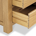 Portland Oak 3 Over 4 Drawer Chest from Roseland Furniture