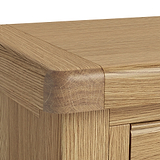 Portland Oak 218cm Wide TV Unit