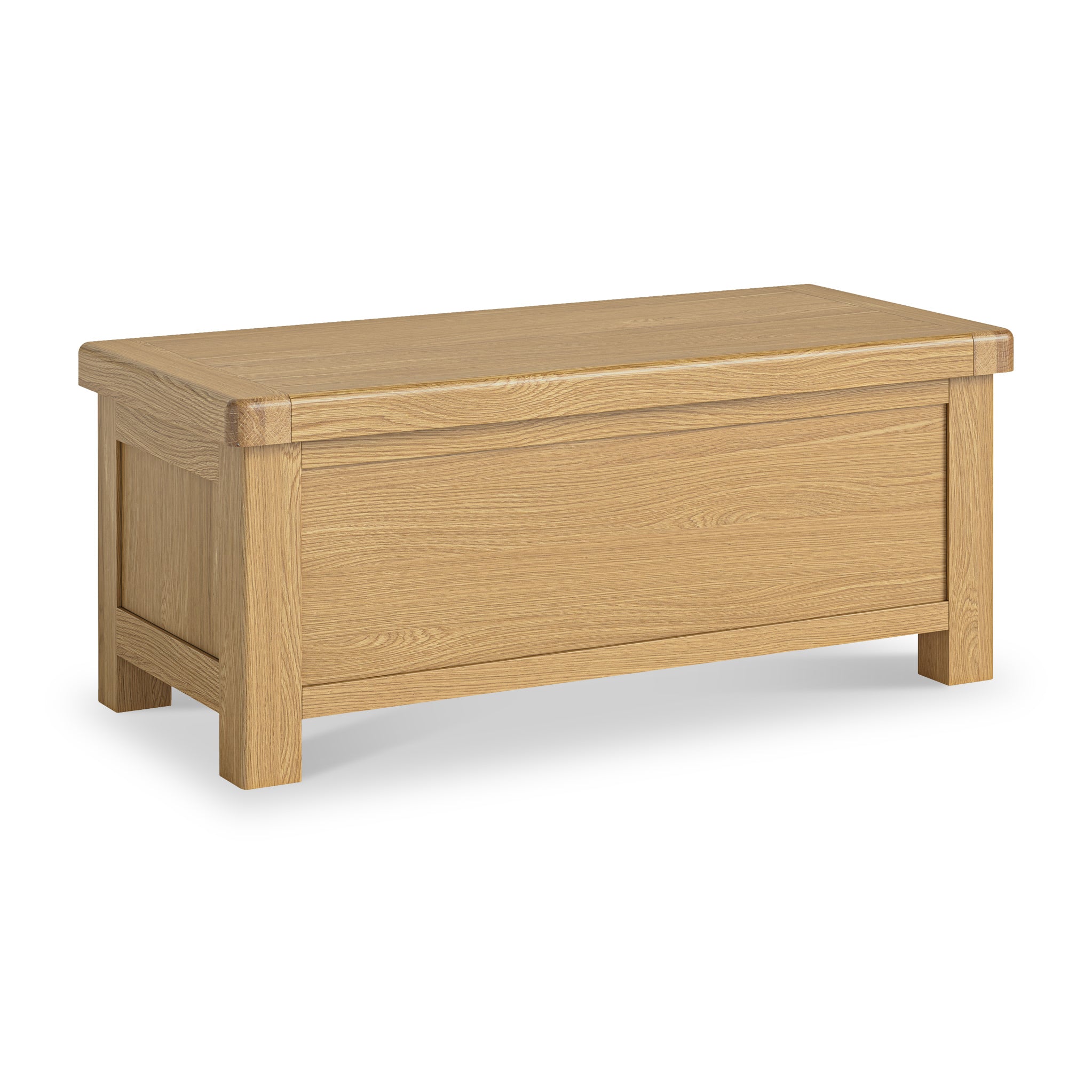 Portland Oak Blanket Box for Bedroom or Hallway Storage | Roseland
