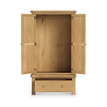 Portland Oak 1 Drawer Double Wardrobe from Roseland Furniture