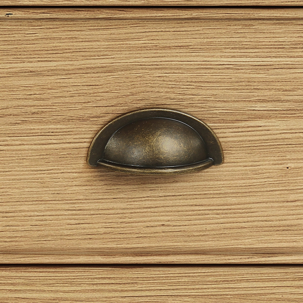 Portland Oak 1 Drawer Double Wardrobe from Roseland Furniture