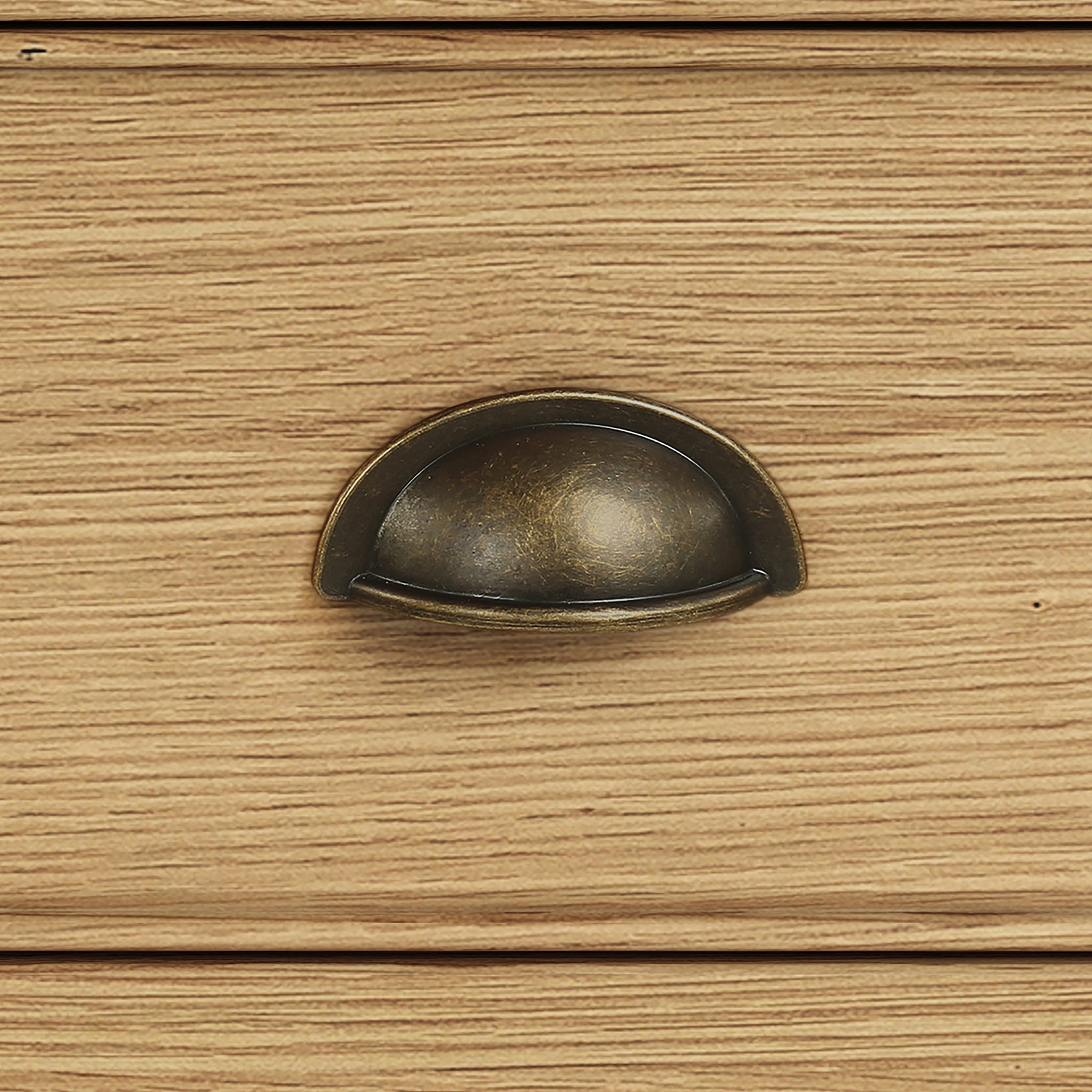 Portland Oak 1 Drawer Double Wardrobe from Roseland Furniture