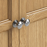 Portland Oak 2 Drawer Triple Wardrobe from Roseland Furniture