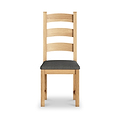 Portland Oak Dining Chair with Cushion from Roseland Furniture