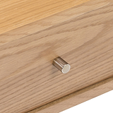Shorwell Oak Slatted Oval 1 Drawer Coffee Table from Roseland Furniture