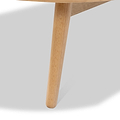 Shorwell Oak Slatted Oval 1 Drawer Coffee Table from Roseland Furniture